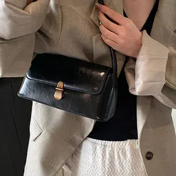 StyleCast x Revolte Women Textured Structured Handheld Bag image 3