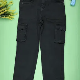 V-Mart Boys Regular Fit Mid-Rise Stretchable Denim Cargo Styles Jeans-picture-15