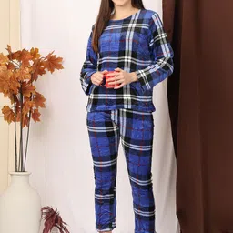 ETC Checked Round Neck T-shirt With Pyjama-picture-26