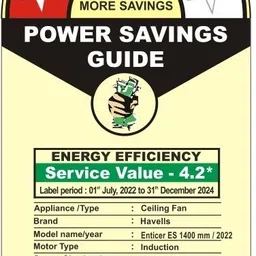 havells Enticer ES 1 Star 1400 3 Blade Ceiling Fan image 2