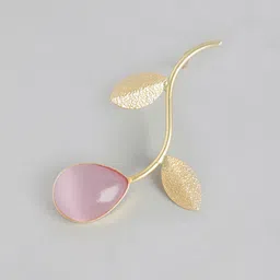 Anouk Gold Plated Beaded Floral Drop Earrings image 3