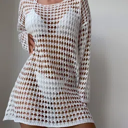 JC Mode Women Round Neck Swimwear Cover Up Top-image-30