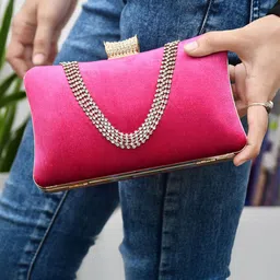 FOR THE BEAUTIFUL YOU Embellished Box Clutch image 4