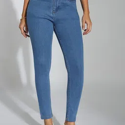 Miss Chase Women Skinny Fit High-Rise Light Fade Stretchable Jeans-picture-20