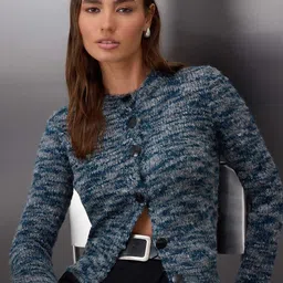 Trendyol Women Speckled Cardigan image 3