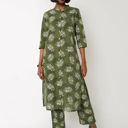 max Women Floral Printed Kurta with Trousers-picture-32