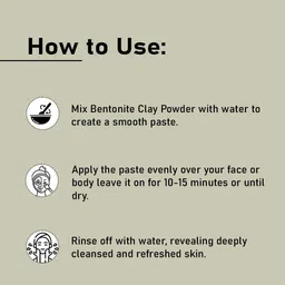 MINATURE Bentonite Clay Powder- 100 g image 3