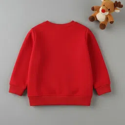 YK Red Long Sleeve Printed Kids Sweaters image 2