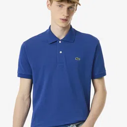 Lacoste Men Solid Polo Collar Pure Cotton T-shirt-picture-51