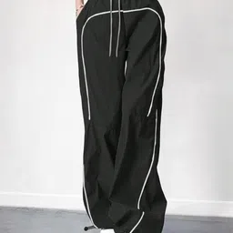 TABADTOD Women Relaxed Loose Fit Trousers-image-35