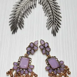 Jolly Faces Contemporary Drop Earrings image 1