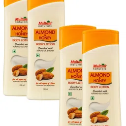 Multani Naturals Set Of 4 Almond & Honey Body Lotion - 100 ml Each-image-51