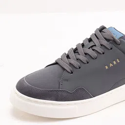 RARE RABBIT Men Textured Suede Sneakers image 5