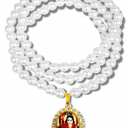 Utkarsh Gold-Plated Oval Pendants with Chains image 3