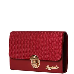 BANDICOOT Embellished PU Structured Sling Bag with Cut Work image 2