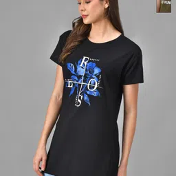 Christy World Women Pack of 2 Printed Short Sleeves Regular Fit T-shirt-picture-23