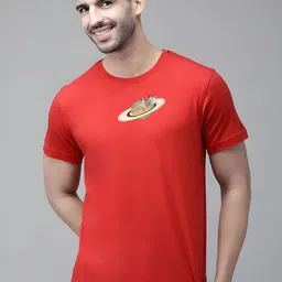 SZN Graphic Printed Round Neck Regular Fit T-Shirt-image-48