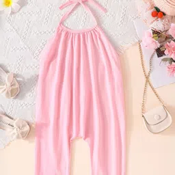 INCLUD Girls Halter Neck Basic Jumpsuit-image-67