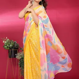 all about you Pure Chiffon Saree image 2