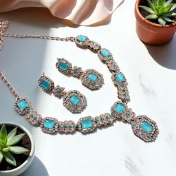 Women Click Stone-Studded Jewellery Set-picture-38