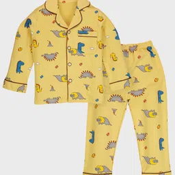 Little Surprise Box LLP Unisex Kids Graphic Printed Soft Cotton Night Suit-image-53