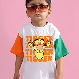 WEARDUDS Unisex Tigger Graphic Printed Round Neck Cotton Oversized T-shirt-picture-19