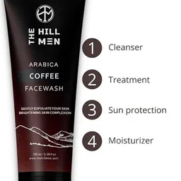 The Hill Men Set Of 2 Arabica Coffee Face Wash - 100 ml Each image 3