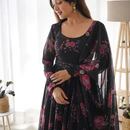 Jash Creation Women Floral Printed Anarkali Kurta-picture-14