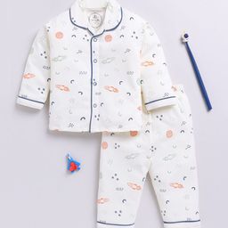 Clt.s Kids Pure Cotton Printed Night suit-picture-19