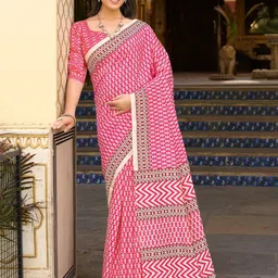 Mitera Silk Blend Bagru Saree-picture-13