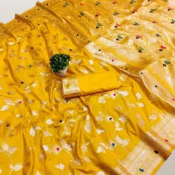 KALINI Woven Design Zari Pure Silk Kanjeevaram Saree-picture-35