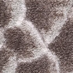 Saral Home 2-Pcs Charcoal & White 3000 GSM Textured Anti- Skid Bath Rug image 2