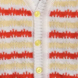 Little Angels Unisex Baby Striped Woollen Cardigan Sweaters with Pant,Cap &Socks Set image 4