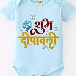BLUSHES Infants Diwali Printed Pure Cotton Bodysuit-picture-39