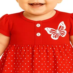 KidzzCart Polka Dot Print Fit & Flare Dress image 5