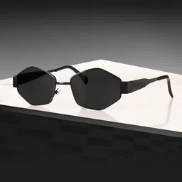 ROYALTAIL Unisex Rectangle Sunglasses with UV Protected Lens RT-SUNG-150 image 2