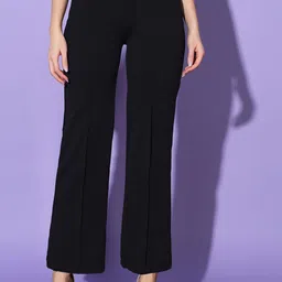 BUY NEW TREND Women Comfort High-Rise Pleated Trousers-picture-29