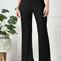 Gladly Women Pack Of 2 Smart High-Rise Bootcut Trousers-image-37