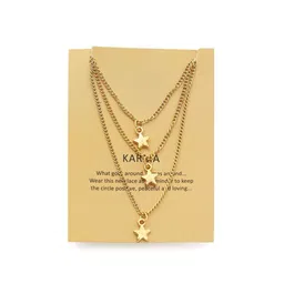 Tempus Gems Set Of 5 Gold-Plated Pearls Beaded Layered Necklace And Chains image 2