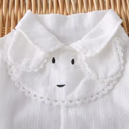 StyleCast x Revolte Infant Girls Cotton Straight Leg Dungaree With Top image 2