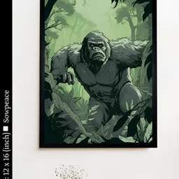 SOWPEACE Green & Black 1 Piece Canvas Other Wall Paintings-picture-15