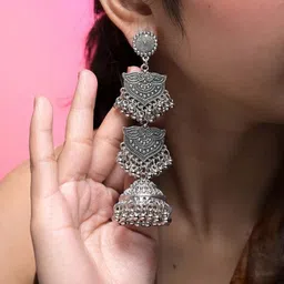 ISLANA Beaded Oxidised Jewellery Set image 4