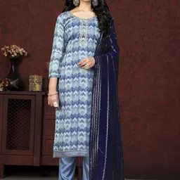 HERE&NOW Printed Unstitched Dress Material-picture-16