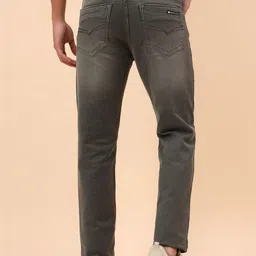 Cantabil Men Comfort Regular Fit Mid-Rise Light Fade Stretchable Jeans image 5