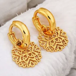 SHREE KRISHNA SHOPPING Gold-Plated Brass Earrings-picture-21