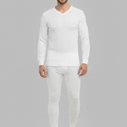 Lux Cozi Men Ribbed V-Neck Thermal Set-image-14