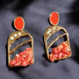 MYSTERIOUSMART Geometric Drop Earrings image 1