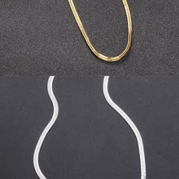 Anouk Women Set of 2 Rhodium-Plated Chain image 1