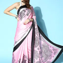 all about you Paisley Satin Saree-picture-15