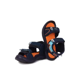 PENNEN Boys Orange Synthetic Slip-On Comfort Sandals image 4